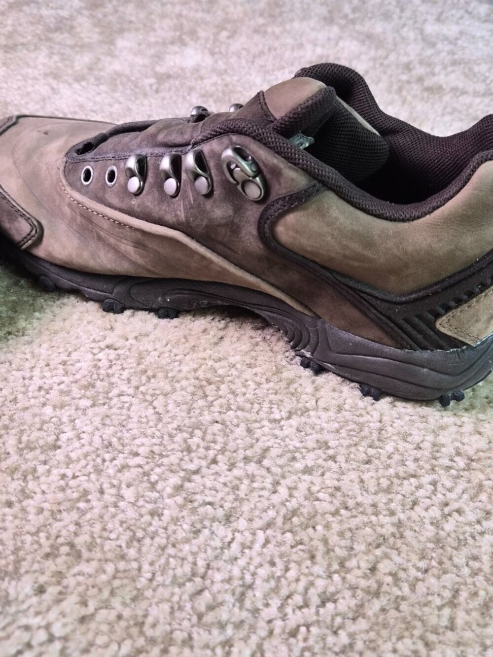 New Balance WW963BR Brown Nubuck Size 11 Womens Hiking Shoes No Laces - Picture 6 of 9